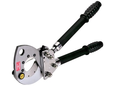 Секторные ножницы со сменными лезвиями для резки стальных канатов, проводов АС и бронированных кабелей