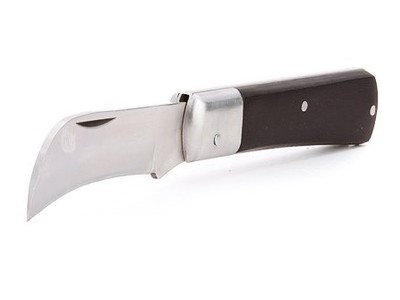 Нож монтерский складной с изогнутым лезвием НМ-02
