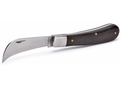Нож монтерский малый складной с изогнутым лезвием НМ-05