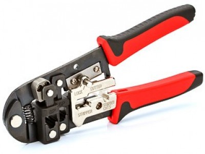 Кримпер с 2 встроенными модулями RJ-45, RJ-12, RJ-11 JT-02