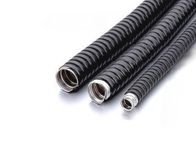 Hermetical flexible metal conduit with PVC insulation